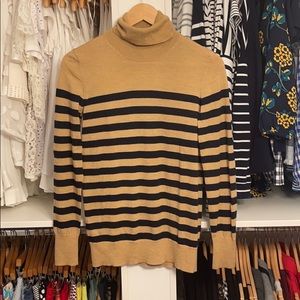Merino wool tneck pullover